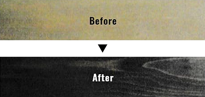 モクボープラストーンの仕上がり