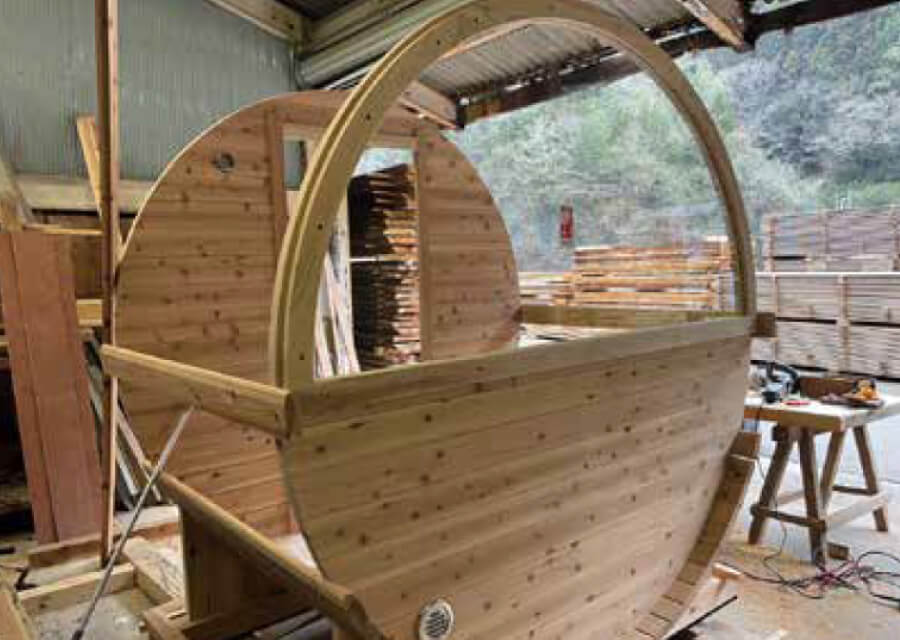 こだわりの国産杉と耐久性